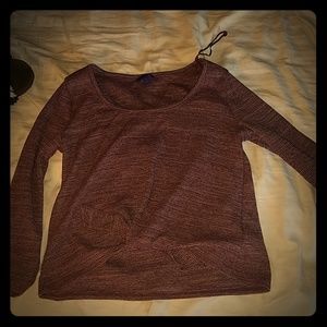 A fashion long sleeve top